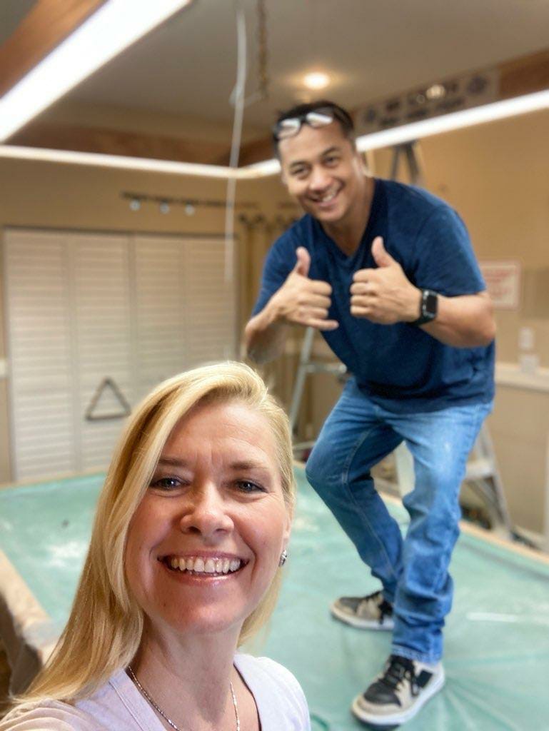 RD light installation detail