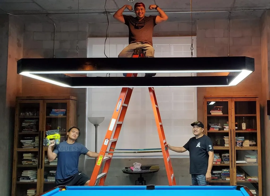 Richie Santos after installing an RD Light