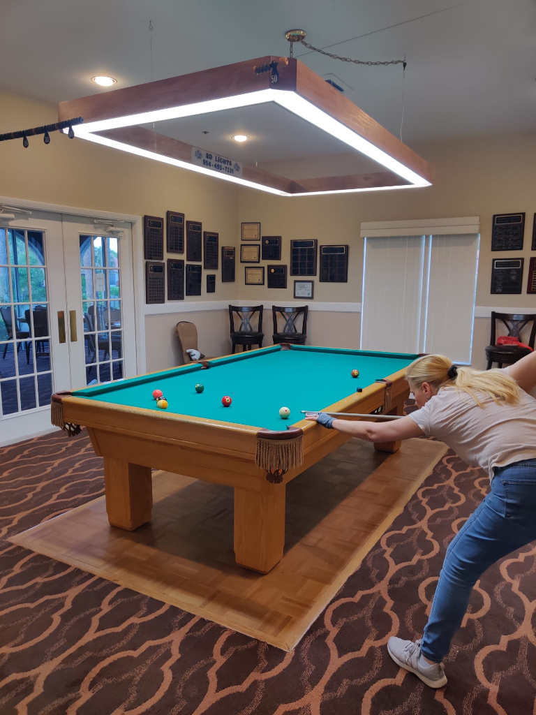 RD light installation close view